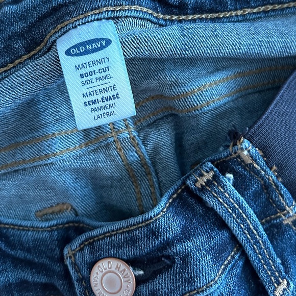 Old Navy maternity jeans.  Size 2 - Picture 2 of 3